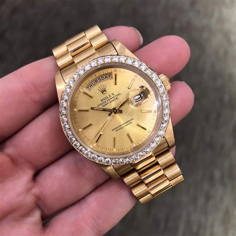 diamond men's rolex|pre owned men's diamond Rolex.